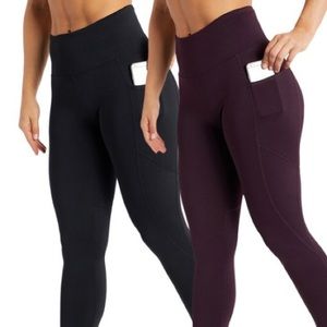 Full length workout pants w/ side pocket.